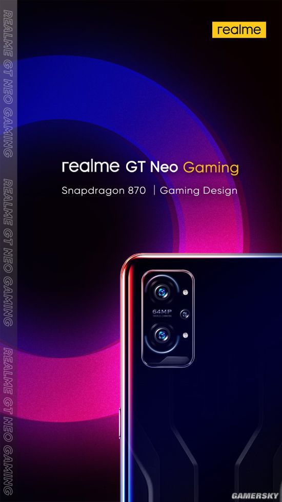 据爆料者rudhra nandu曝光的宣传图显示,该机定名为realme gt neo