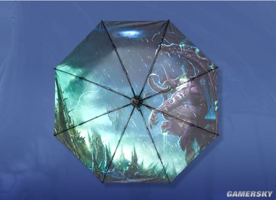 暴雪官方推出《魔兽世界》伊利丹主题雨伞不打伞才是自寻“湿”路
