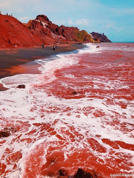 红海是什么样子的图片图片