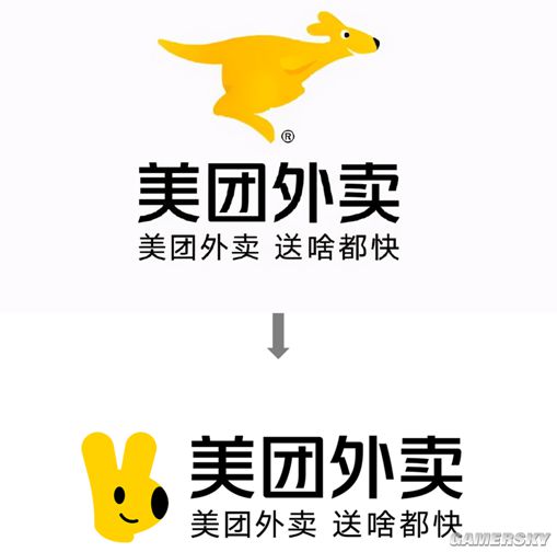 美团外卖logo换新网友新logo看起来很慢的样子