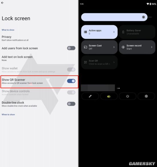 曝安卓13锁屏界面新增扫码按钮 支持一键流转媒体