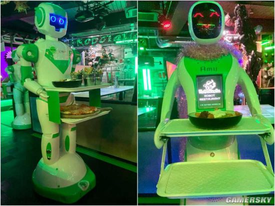 国外餐厅启用4台机器人：话痨事多 无法取代人类