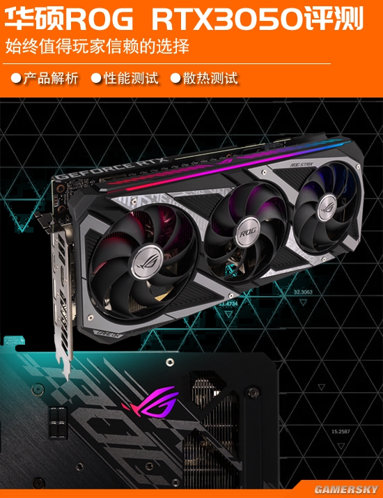 始终值得玩家信赖的选择 华硕ROG SRTIX RTX3050 GAMING显卡评测