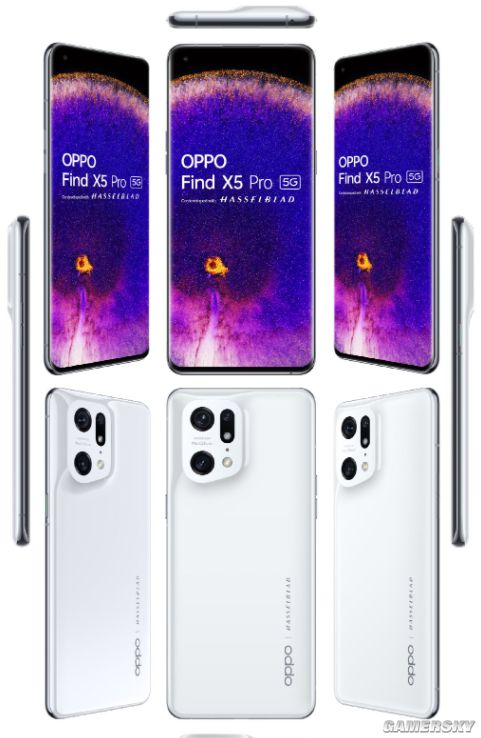 OPPO Find X5系列渲染图曝光：异形相机模组超吸睛