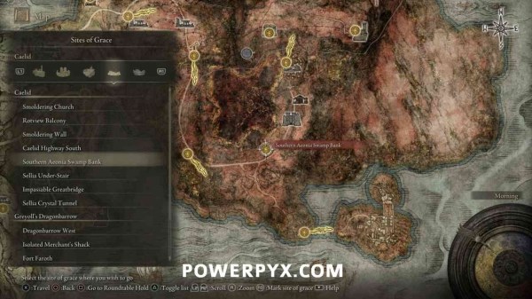 艾尔登法环全篝火位置地图各地区赐福点位置图