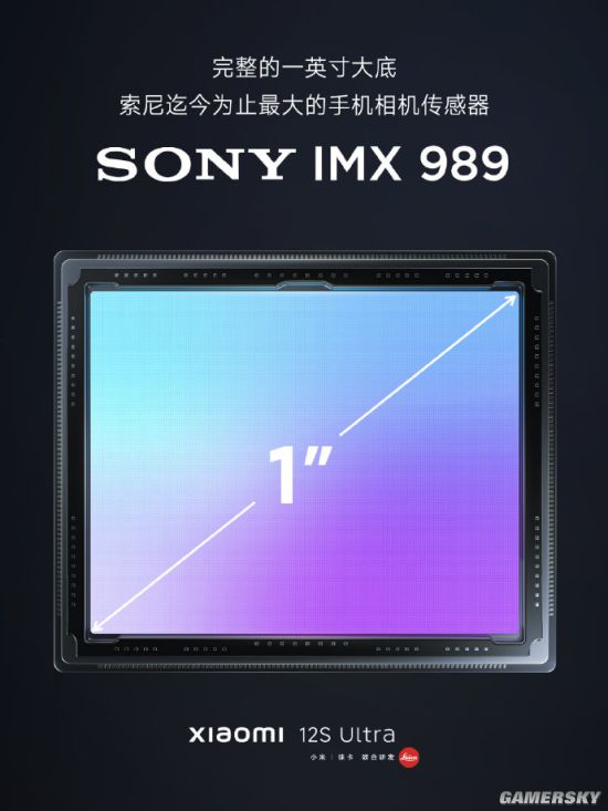 1英寸超大底！小米12S Ultra将首发索尼IMX989