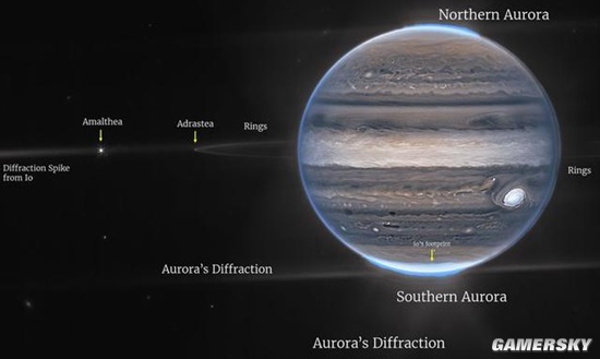 nasa发布韦伯望远镜最新木星高清图像从未见过这样的木星