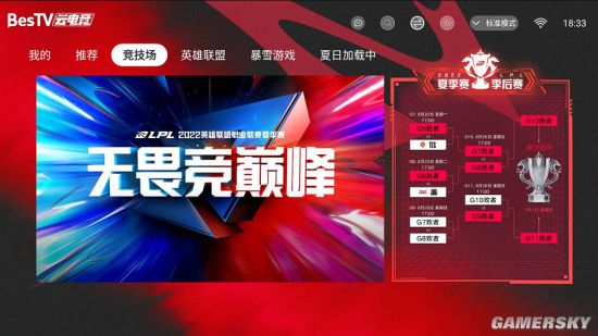 BesTV云电竞正式上线百视通独家大屏呈现2022英雄联盟全球总决赛！