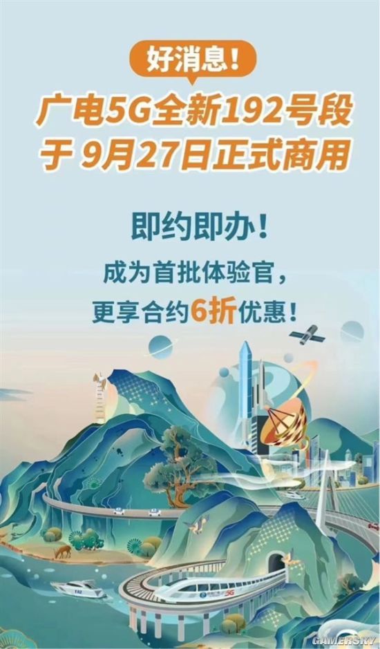 中国广电5G或于9月27日正式商用 首批用户套餐价6折