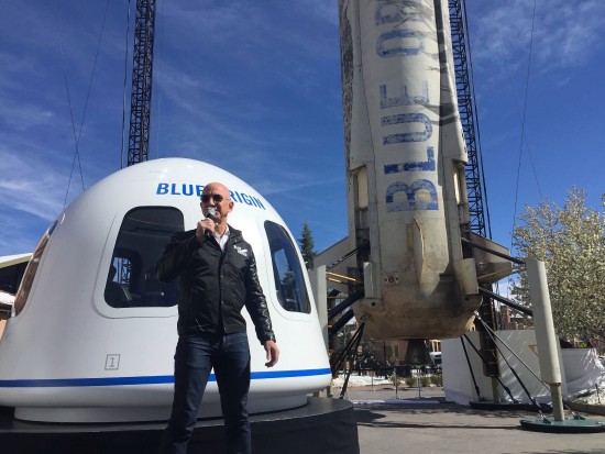 亚马逊ceo贝索斯将携家人飞往太空 搭乘蓝色起源飞船