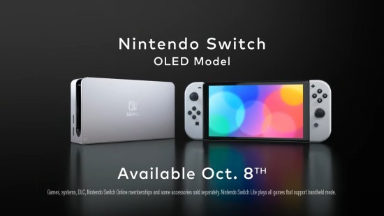 全新机型任天堂switch公布新增oled屏10月发售