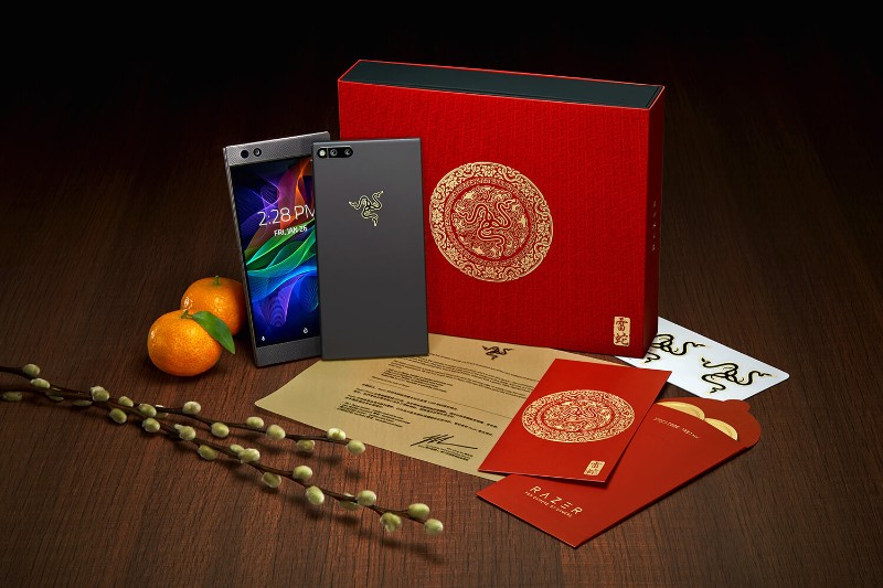 雷蛇发布了一款黄金版的Razer Phone,_游民