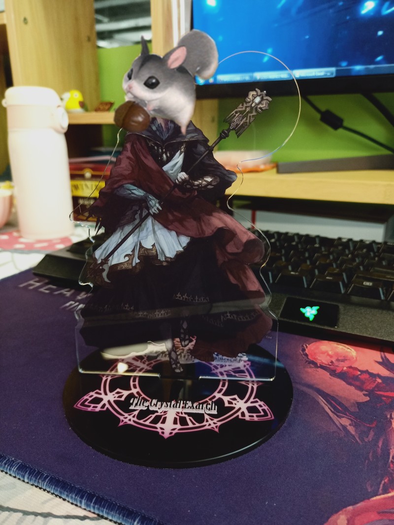 ff14周边50立绘版亚克力水晶公