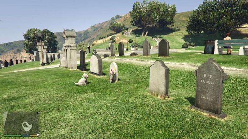 gta5墓地好感人的瞬间呜呜呜