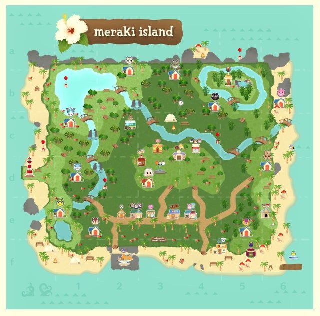 动森小岛设计平面图图片