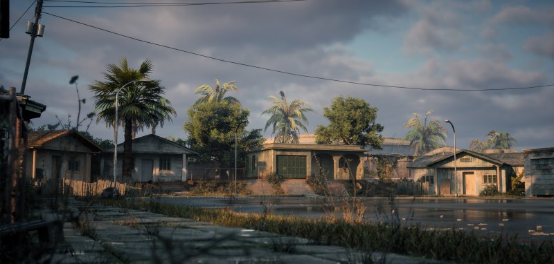 最后还是决定还原圣安地列斯里最经典的地点格罗夫街