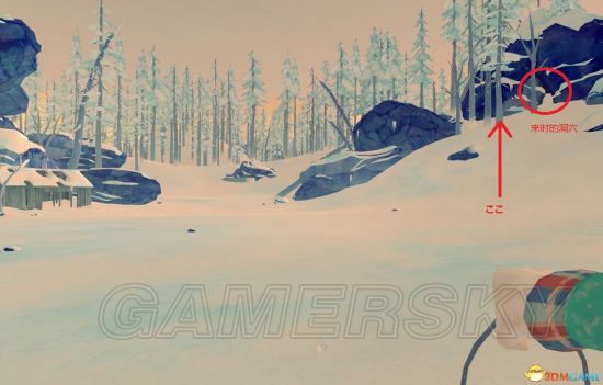 《漫漫长夜》神秘湖第七个补给贮藏处位置