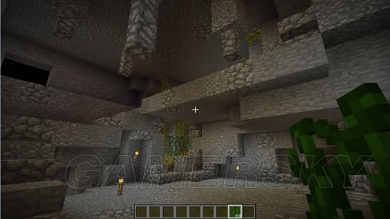 《我的世界》简易美观的山洞小屋建造图文教程