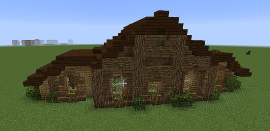 《我的世界》生存前期简易小屋建造教学