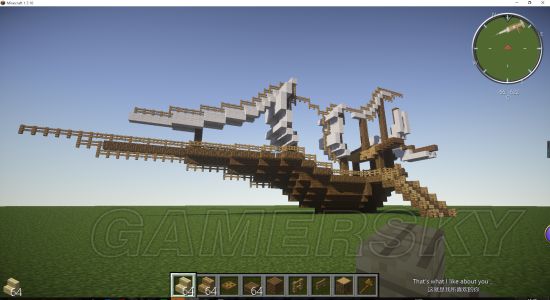 《我的世界》白色帆船制作图文教学