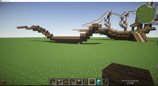 《我的世界》白色帆船制作图文教学