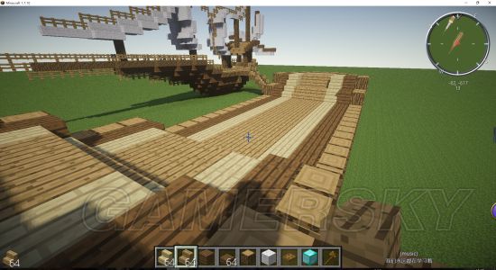 《我的世界》白色帆船制作图文教学