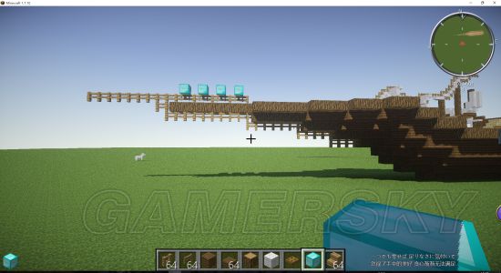 《我的世界》白色帆船制作图文教学