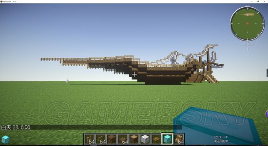 《我的世界》白色帆船制作图文教学