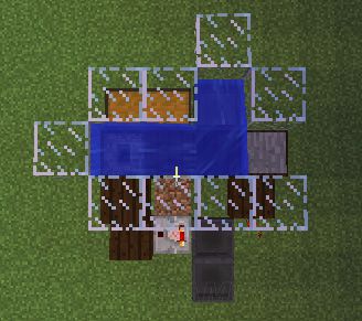 《我的世界》空岛自动补镐AFK刷石机制作教学