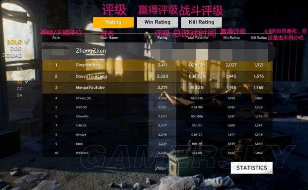 《绝地求生大逃杀》武器选择、界面介绍等入门图文教学