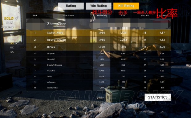 《绝地求生大逃杀》武器选择、界面介绍等入门图文教学