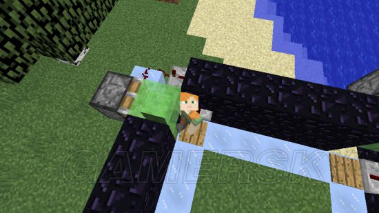 《我的世界》简易挂机池制作图文教学 我的世界挂机池怎么做