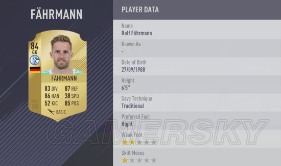 《FIFA18》德甲球员数据Top30 拜仁包揽前五