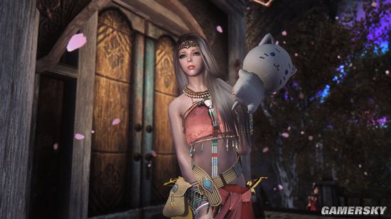 《上古卷轴5》女生向MOD合集第2弹 巫师3、恶魔城Shanoa等服装MOD