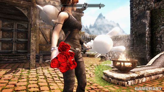 《上古卷轴5》女生向MOD合集第2弹 巫师3、恶魔城Shanoa等服装MOD