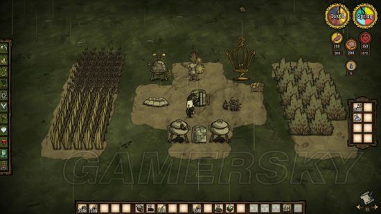 《饥荒》新手实用基地建设布局图 饥荒基地怎么建