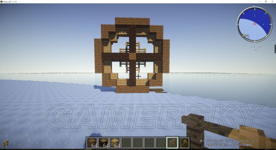 《我的世界》简易水车制作图文教学