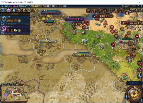 《文明6》英国文化胜利另类玩法图文战报