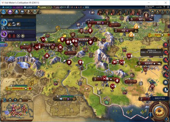 《文明6》英国文化胜利另类玩法图文战报