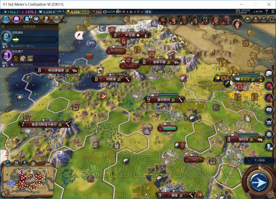 《文明6》英国文化胜利另类玩法图文战报