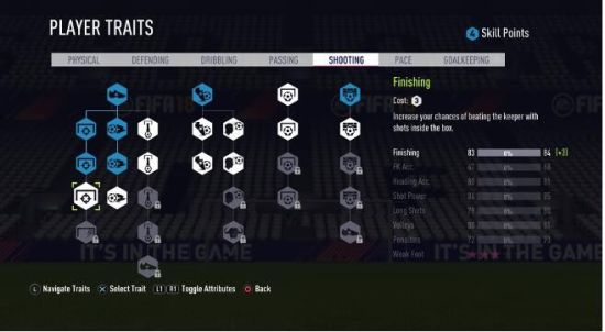 《FIFA18》在线俱乐部模式新内容图文介绍 加入技能树玩法