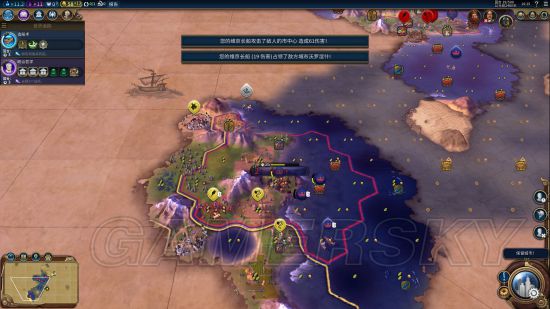 《文明6》挪威海图禁黑科技100T征服胜利图文战报