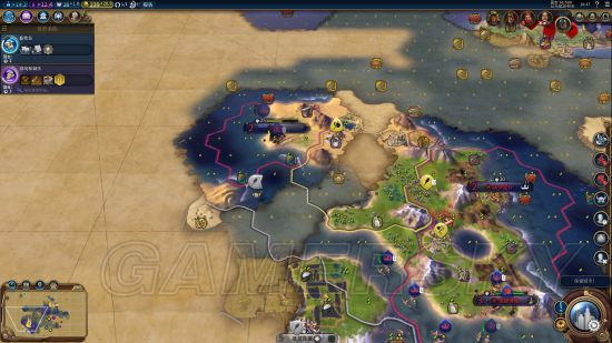 《文明6》挪威海图禁黑科技100T征服胜利图文战报