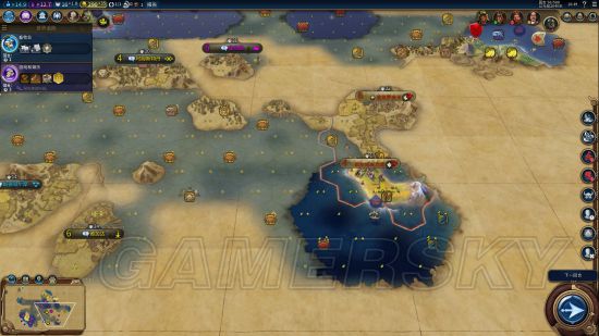 《文明6》挪威海图禁黑科技100T征服胜利图文战报