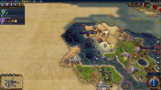 《文明6》挪威海图禁黑科技100T征服胜利图文战报