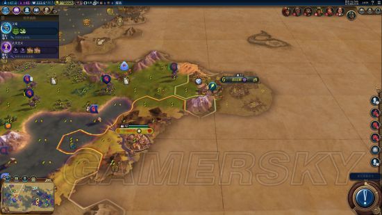 《文明6》挪威海图禁黑科技100T征服胜利图文战报