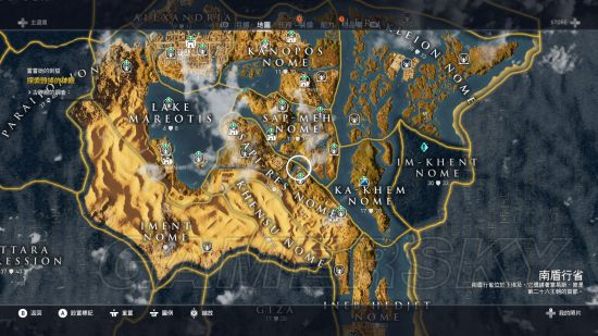 《刺客信条起源》4个命案现场位置一览