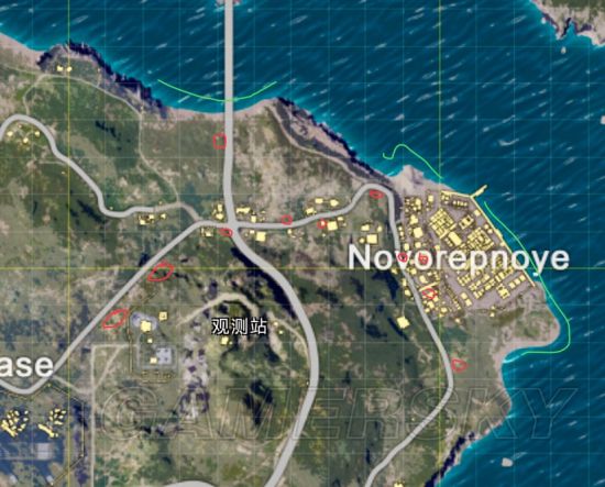 《绝地求生大逃杀》四排P城及N港打法攻略