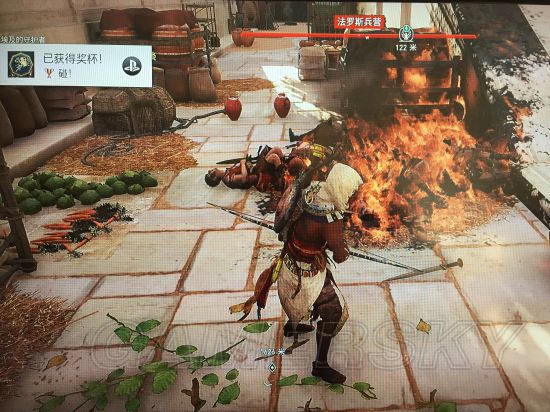 《刺客信条起源》油罐烧30人速刷方法分享