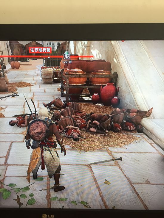 《刺客信条起源》油罐烧30人速刷方法分享